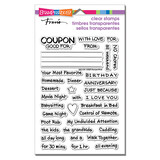 Stampendous Coupons Gift Perfectly Clear Stamps (SSC1351) (OUTLET)