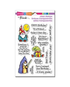 Stampendous Gnome Sayings Perfectly Clear Stamps (SSC1352) (OUTLET)