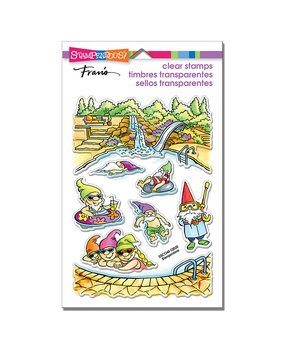 Stampendous Gnome Pool Perfectly Clear Stamps (SSC1346) (OUTLET)