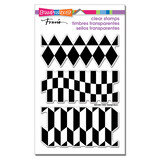Stampendous Geo Borders Perfectly Clear Stamps (SSC1441) (OUTLET)