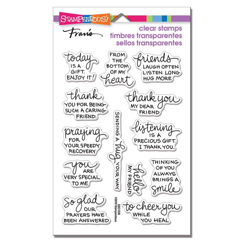 Stampendous From My Heart Perfectly Clear Stamps (SSC1338) (OUTLET) Stampendous From My Heart Perfectly Clear Stamps (SSC1338) (OUTLET)