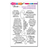 Stampendous Friends Hug Perfectly Clear Stamps (SSC1394) (OUTLET)