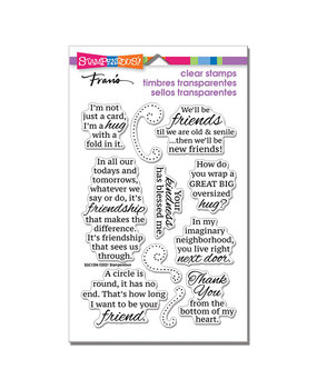 Stampendous Friends Hug Perfectly Clear Stamps (SSC1394) (OUTLET)