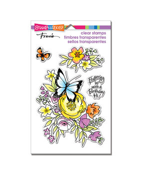 Stampendous Flutters And Flowers Perfectly Clear Stamps (SSC1302) (OUTLET)