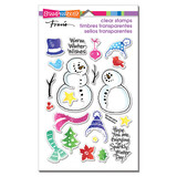 Stampendous Snowmen Accessories Perfectly Clear Stamps (SSC1293) (OUTLET)