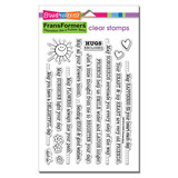 Stampendous Sun Lines FransFormer Clear Stamps (SSC3014) (OUTLET)