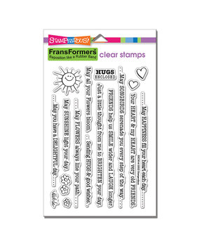 Stampendous Sun Lines FransFormer Clear Stamps (SSC3014) (OUTLET)