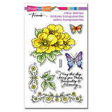 Stampendous Tranquil Rose Frame Perfectly Clear Stamps (SSC1398) (OUTLET)