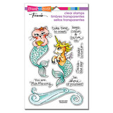 Stampendous Mermaid Pals Perfectly Clear Stamps (SSC1403) (OUTLET)