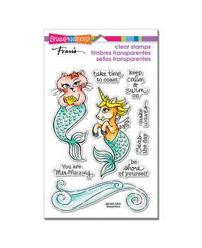 Stampendous Mermaid Pals Perfectly Clear Stamps (SSC1403) (OUTLET)
