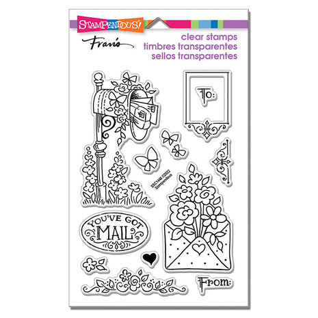 Stampendous Mailbox Spring Perfectly Clear Stamps (SSC1448) (OUTLET)