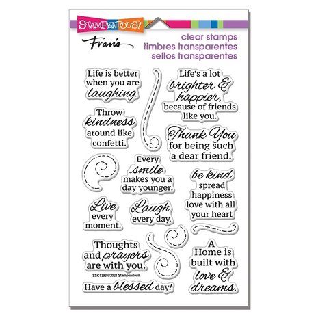 Stampendous Laugh Every Day Perfectly Clear Stamps (SSC1393) (OUTLET) Stampendous Laugh Every Day Perfectly Clear Stamps (SSC1393) (OUTLET)