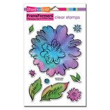 Stampendous Peony FransFormer Clear Stamps (SSC3009) (OUTLET)