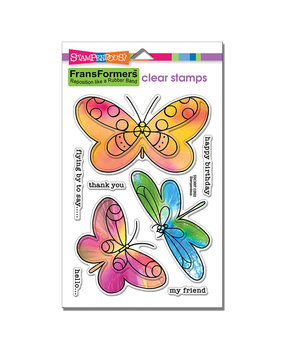 Stampendous Wings FransFormer Clear Stamps (SSC3007) (OUTLET)