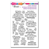 Stampendous Winged Wishes Perfectly Clear Stamps (SSC1391) (OUTLET)