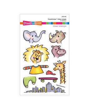 Stampendous Urban Jungle FransFormer Clear Stamps (STP-175) (OUTLET)