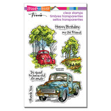 Stampendous Truck Friends Perfectly Clear Stamps (SSC2032) (OUTLET)