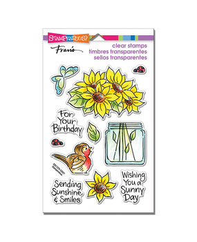 Stampendous Pop Sunflower Perfectly Clear Stamps (SSC1379) (OUTLET)