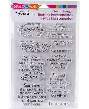 Stampendous Sincere Sentiments Perfectly Clear Stamps (SSC1117) (OUTLET)