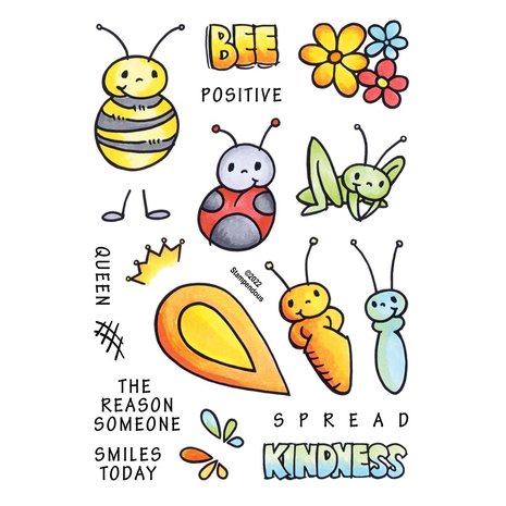 Stampendous Bees FransFormer Clear Stamps (STP-174) (OUTLET)