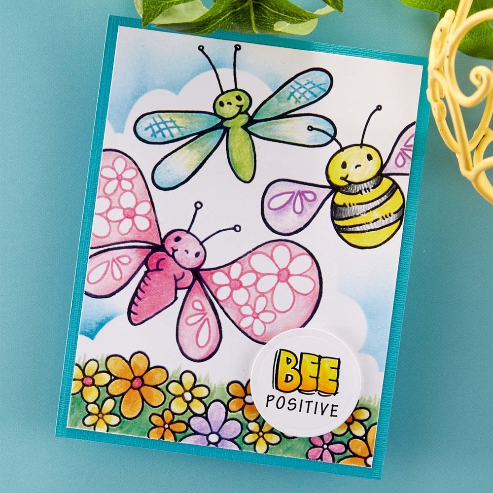 Stampendous Bees FransFormer Clear Stamps (STP-174) (OUTLET)