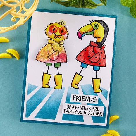 Stampendous Feathers FransFormer Clear Stamps (STP-173) (OUTLET) Stampendous Feathers FransFormer Clear Stamps (STP-173) (OUTLET)