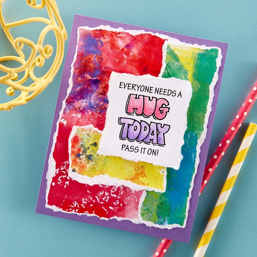 Stampendous Friends Hugs FransFormer Clear Stamps (STP-171) (OUTLET) Stampendous Friends Hugs FransFormer Clear Stamps (STP-171) (OUTLET)