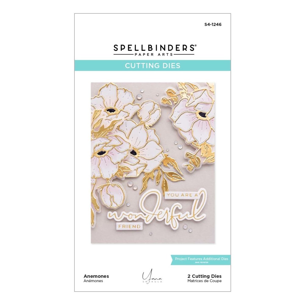 Spellbinders Anemones Etched Dies (S4-1246) (DISCONTINUED) Spellbinders Anemones Etched Dies (S4-1246) (DISCONTINUED)