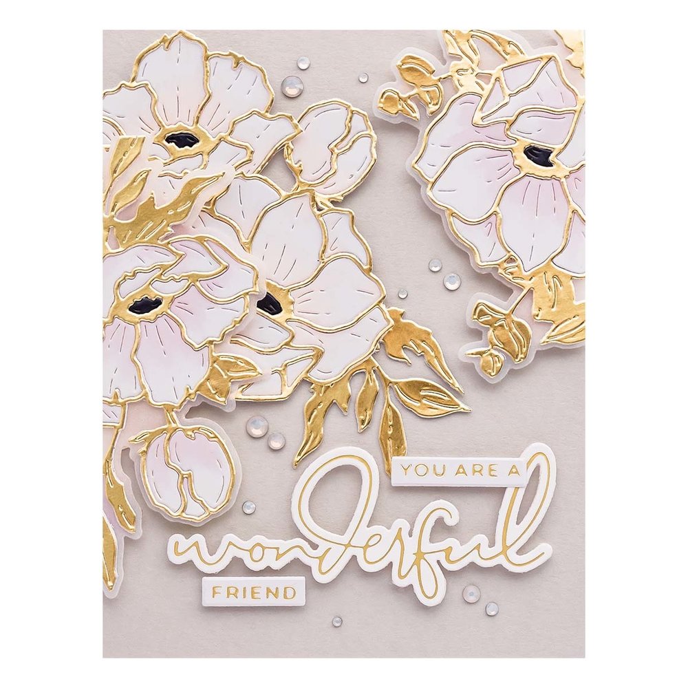 Spellbinders Anemones Etched Dies (S4-1246) (DISCONTINUED) Spellbinders Anemones Etched Dies (S4-1246) (DISCONTINUED)
