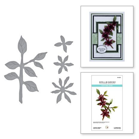 Spellbinders Carolina Allspice Etched Dies (S4-1234) (OUTLET)