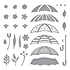 Umbrella Bloom Etched Dies (S5-554) (DISCONTINUED) Umbrella Bloom Etched Dies (S5-554) (DISCONTINUED)
