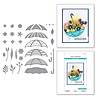 Spellbinders Umbrella Bloom Etched Dies (S5-554) (DISCONTINUED)