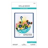 Spellbinders Umbrella Bloom Etched Dies (S5-554) (DISCONTINUED)