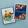 Spellbinders Umbrella Bloom Etched Dies (S5-554) (DISCONTINUED)