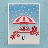 Spellbinders Umbrella Bloom Etched Dies (S5-554) (DISCONTINUED)