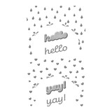 Spellbinders Raining Hearts Etched Dies (S5-559) (OUTLET)