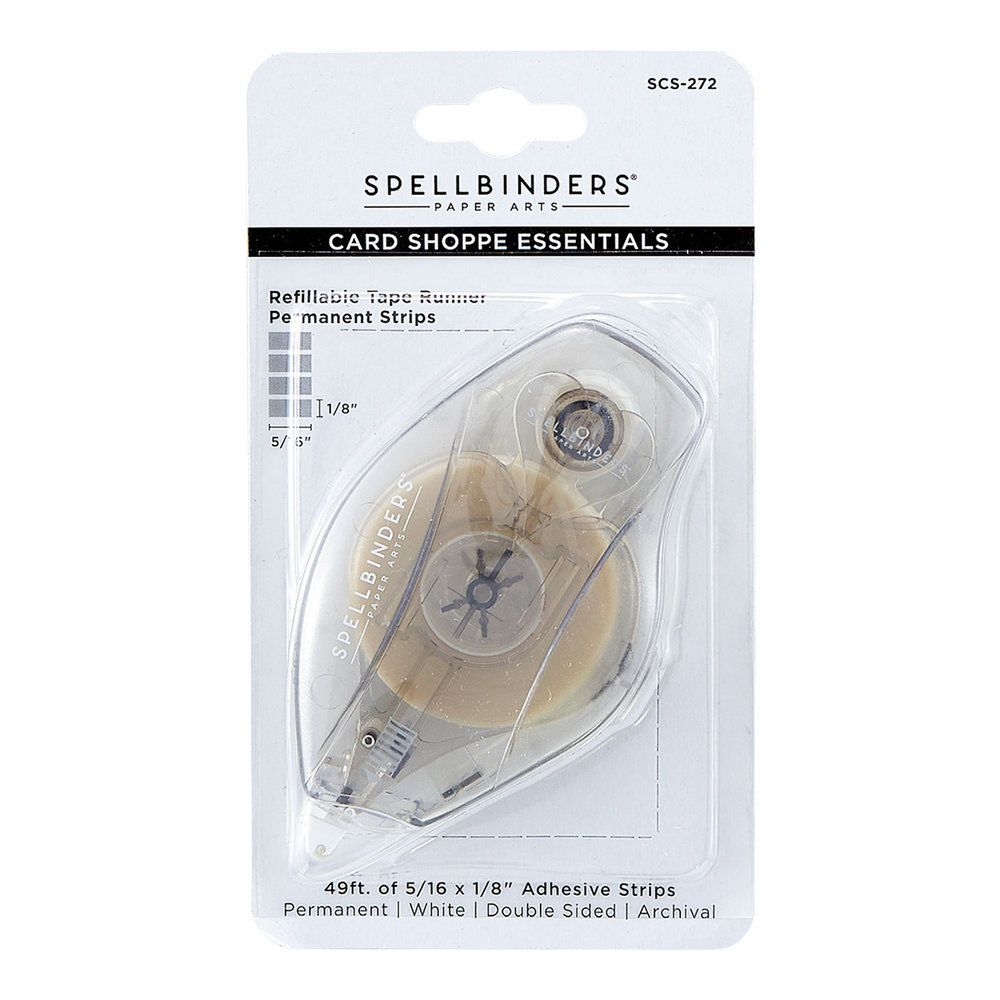 Spellbinders Tape Runner Refillable Permanent Adhesive Strips (SCS-272) Spellbinders Tape Runner Refillable Permanent Adhesive Strips (SCS-272)