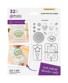 Gemini Slide Pop-Up Cards Dimensionals Dies (GEM-MD-DIM-SPUC) (DISCONTINUED) Gemini Slide Pop-Up Cards Dimensionals Dies (GEM-MD-DIM-SPUC) (DISCONTINUED)