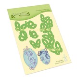 Leane Creatief Ornaments With Butterflies Cutting Die (45.8450) (DISCONTINUED)
