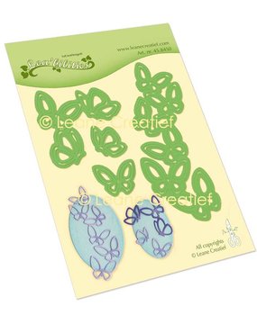 Leane Creatief Ornaments With Butterflies Cutting Die (45.8450) (DISCONTINUED)