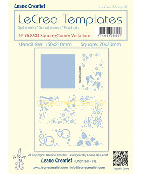 Leane Creatief LeCrea Templates Square-Corner Variations (95.8504) (DISCONTINUED)
