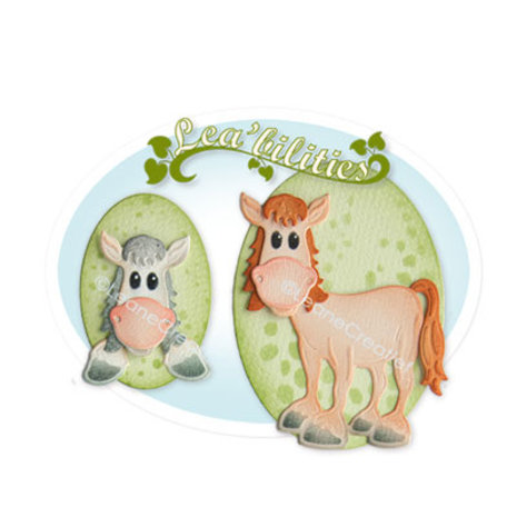 Leane Creatief Horse Cut & Emboss Dies (45.8399) (OUTLET)