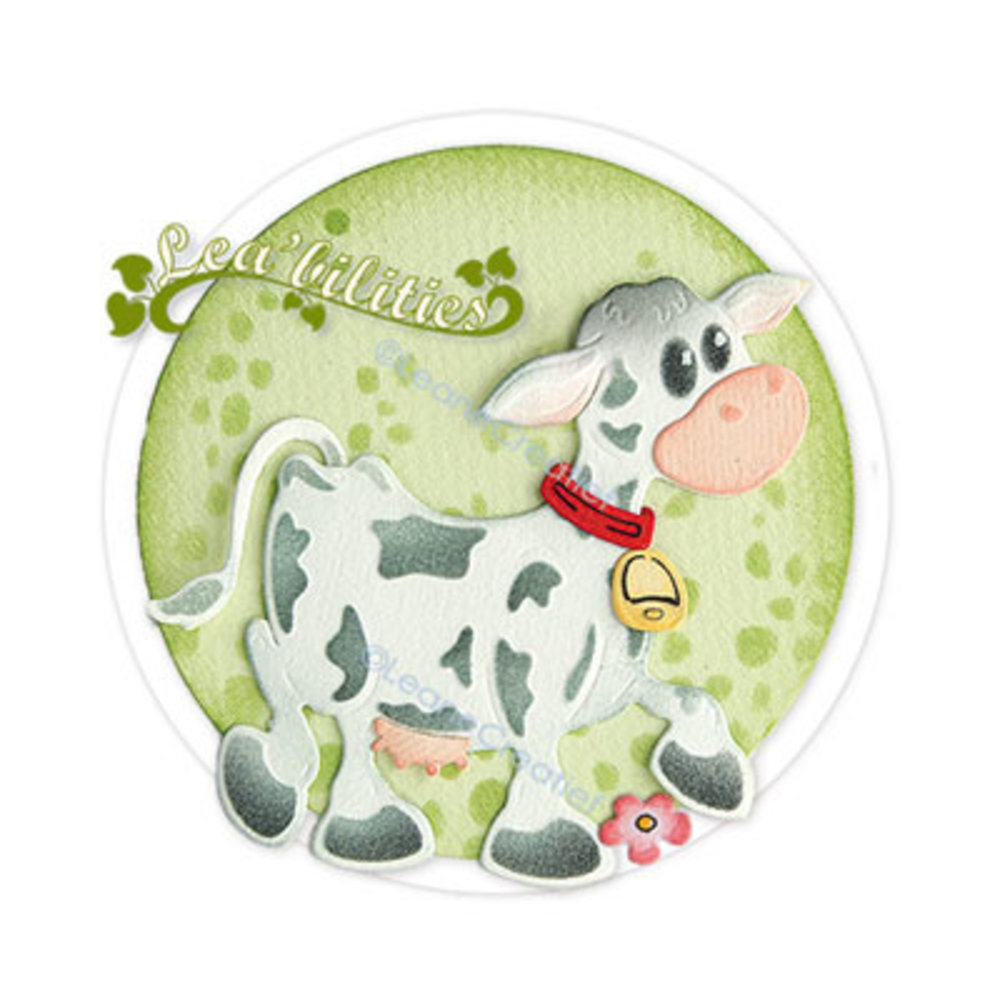 Leane Creatief Cow Cut & Emboss Dies (45.8382) (OUTLET)