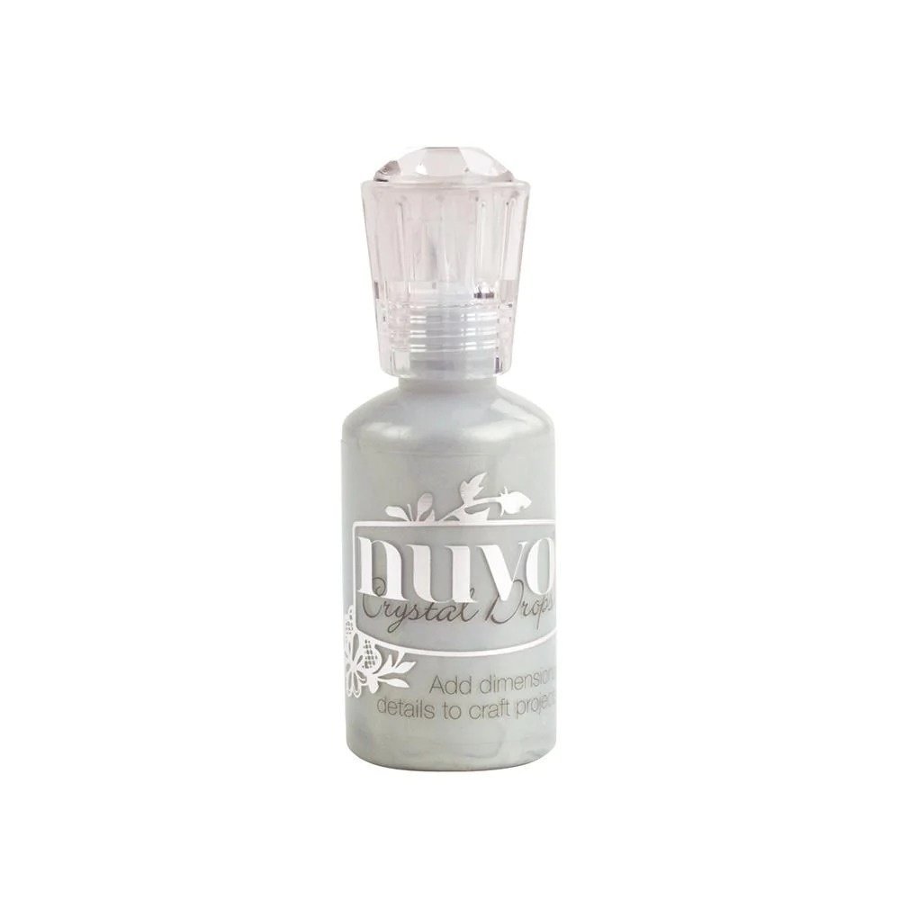 Nuvo Crystal Drops Metallic Silver Lining (655N)