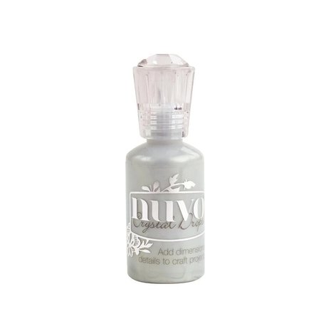Nuvo Crystal Drops Metallic Silver Lining (655N)