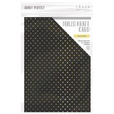 Tonic Craft Perfect Foiled Kraft Card A4 Heart of Gold (9352e) (DISCONTINUED)