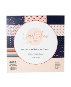 Tonic Craft Perfect Paper Pad 6x6 Inch Coral Skies (9388E) (DISCONTINUED)