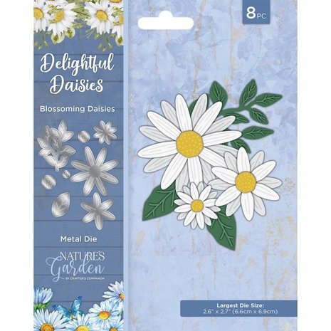 Crafter's Companion Delightful Daisies Metal Die Blossoming Daisies (NG-DD-MD-BD) (OUTLET) Crafter's Companion Delightful Daisies Metal Die Blossoming Daisies (NG-DD-MD-BD) (OUTLET)
