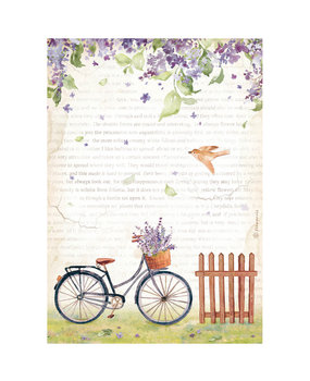 Stamperia Create Happiness Welcome Home A4 Rice Paper Bicycle (6 pcs) (DFSA4744) (DISCONTINUED) Stamperia Create Happiness Welcome Home A4 Rice Paper Bicycle (6 pcs) (DFSA4744) (DISCONTINUED)