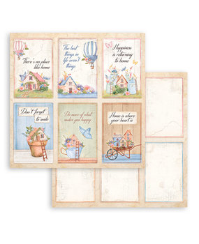 Stamperia Create Happiness Welcome Home 6 Cards 12x12 Inch Paper Sheets (10pcs) (SBB914) (DISCONTINUED) Stamperia Create Happiness Welcome Home 6 Cards 12x12 Inch Paper Sheets (10pcs) (SBB914) (DISCONTINUED)